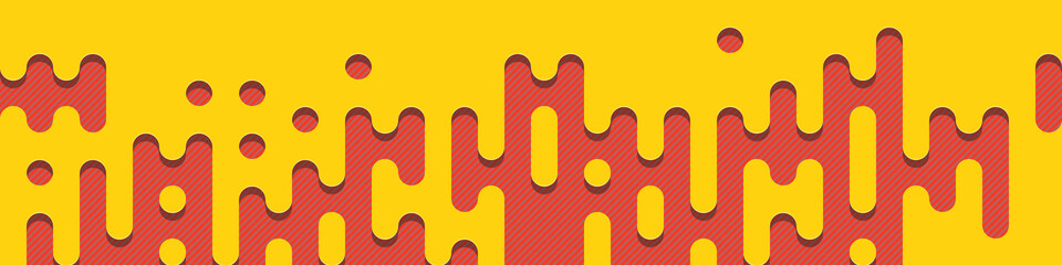 Abstract Rounded Color Lines halftone transition background illustration