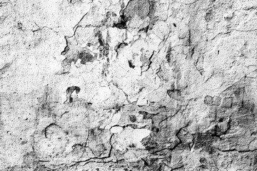 Obraz premium Texture of a concrete wall with cracks and scratches which can be used as a background