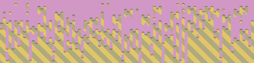 Abstract Rounded Color Lines halftone transition background illustration