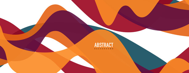 Fluid wave colorful abstract background. Dynamic colorful vibrant vector design