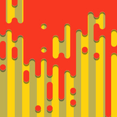 Abstract Rounded Color Lines halftone transition background illustration