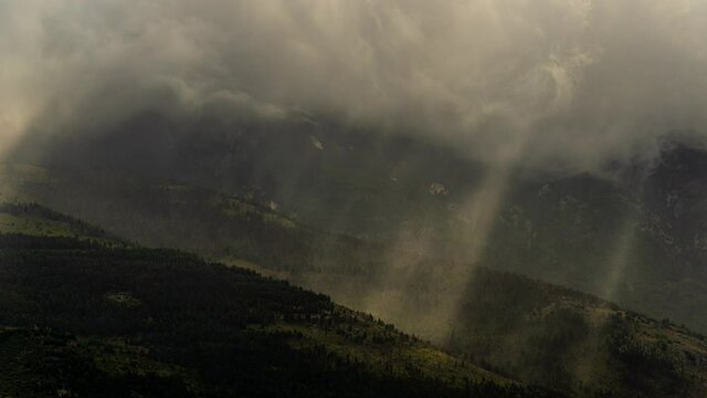 Summer storms are perfect for making spectacular timelapses of dancing lights and clouds