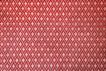 Close-up photos of fabric with beautiful patterns Concept, background, text or design