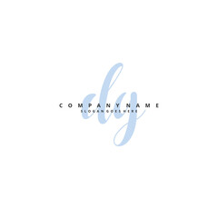 D G DG Initial handwriting and signature logo design with circle. Beautiful design handwritten logo for fashion, team, wedding, luxury logo.