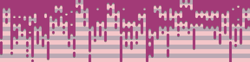 Abstract Rounded Color Lines halftone transition background illustration