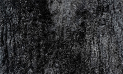 Kaninchenfell zur Produktion für Pelzmode als Hintergrund