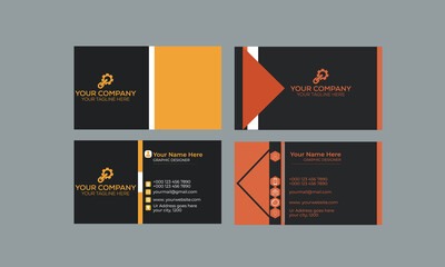 2 business card template
