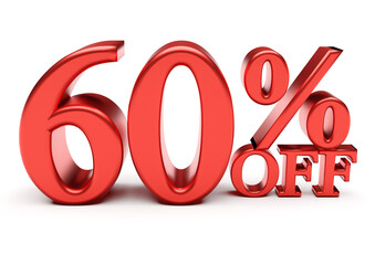 60 percent off discount sale