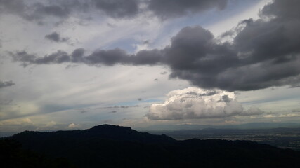 time lapse clouds over mountains