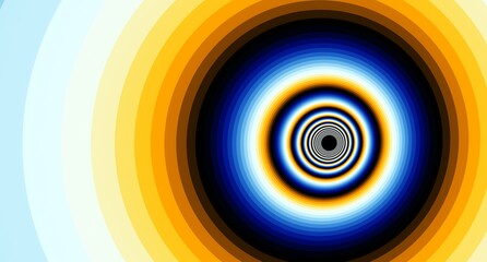 Abstract background of colored glowing lines of fractals of different-colored circles, nebulae, flares. Ultra-modern design for notebook covers and fabrics.