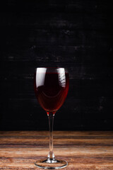 glass of red wine