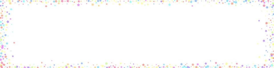 Obraz premium Festive rare confetti. Celebration stars. Colorful