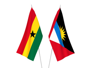 Ghana and Antigua and Barbuda flags