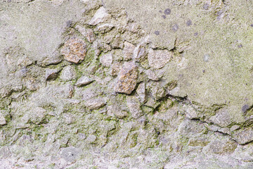 Old dirty destroyed concrete surface. background texture. Horizontal