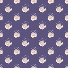 seamless pattern, leaves, flowers, vector, freehand drawing