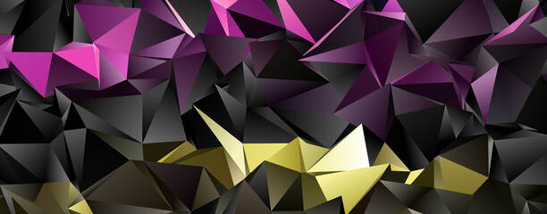 Abstract Low-Poly background. triangulated texture. Design 3d. Polygonal geometrical pattern. Triangular modern style