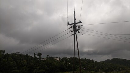high voltage power lines