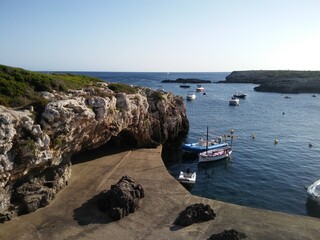 boats on the beach
