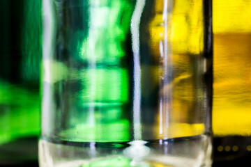 Abstract colorful blurry backround with lights