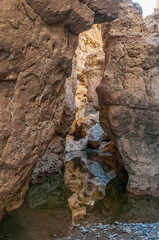 Inside of the Sesriem Canyon