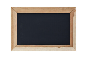 Old vintage blackboard with wood frame isolated on white background. chalkboard for your text or design.