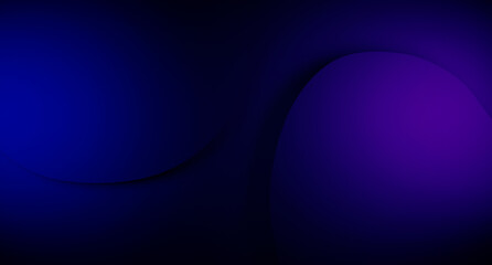 Blue background with abstract shapes. Dark dramatic background. 3D rendering.