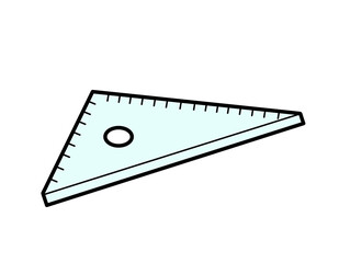 三角定規目盛(色)
