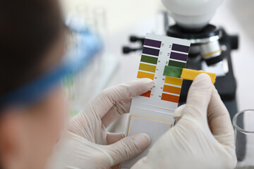 Laboratory assistant analyzes the soil. Technologist takes into account the quality of incoming raw...