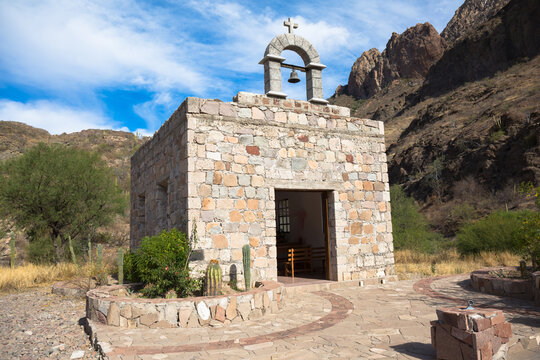 The chapel in Las Parras, Loreto, Baja California Sur, Mexico