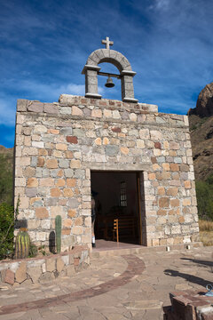 The chapel in Las Parras, Loreto, Baja California Sur, Mexico