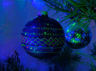 decoration balls for the new year tree