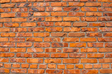 Red brick retro wall texture background design