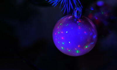 decoration balls for the new year tree