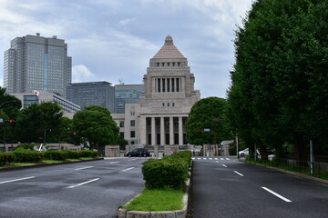 The House of Parliament in Tokyo Japan