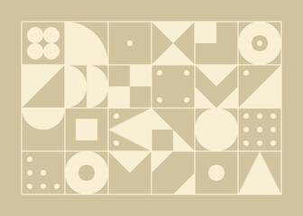 Color geometric design, vector background.