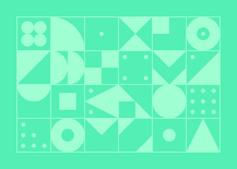 Color geometric design, vector background.