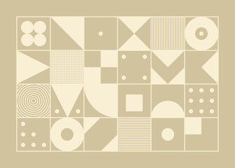 Obraz premium Color geometric design, vector background.