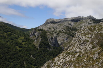 Mountain landscape in North Spain