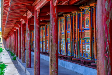 Fototapeta na wymiar Qinghai Arou Temple