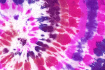 Fototapeta na wymiar Tie dye spiral shibori colorful watercolour abstract background