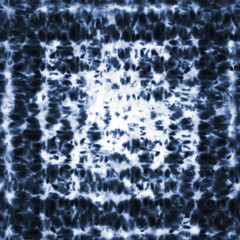 Tie dye shibori seamless pattern. Watercolour abstract texture.