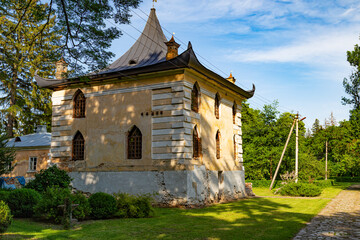 Palace and landscape park ensemble in village Samchyky,  Ukraine.