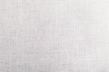 texture of light beige linen fabric top view