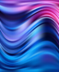 Abstract background luxury blue fabric or liquid wave. Satin velvet material or luxurious background or elegant wallpaper.