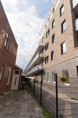 Buildings in the city of Assen, The Netherlands