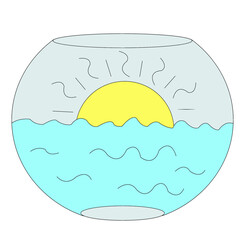 Aquarium sun sea water rays