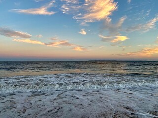 sunset at Coney Island
