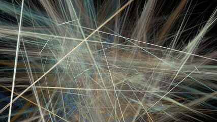 Abstract background of colored glowing lines of fractals of different-colored circles, nebulae, flares. Ultra-modern design for notebook covers and fabrics.