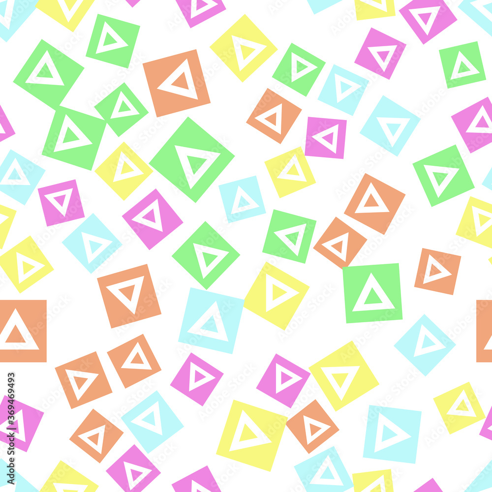 Poster simply seamless geometric pattern. abstract background texture.