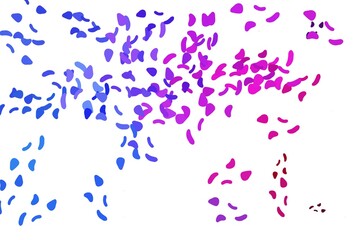 Light Blue, Red vector background with abstract forms.